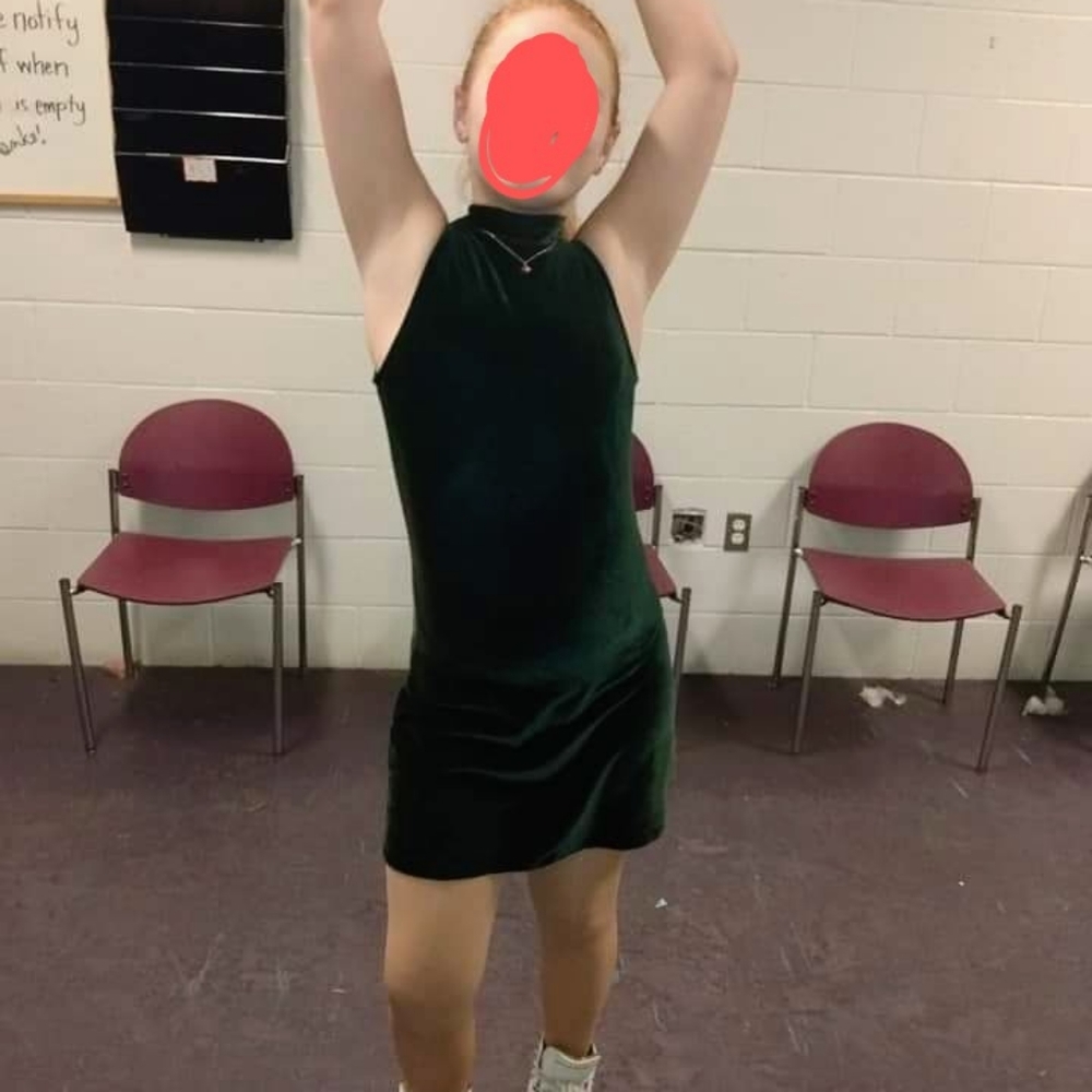 GK Skating Dress, sleeveless, turtlenecks, Adult Small